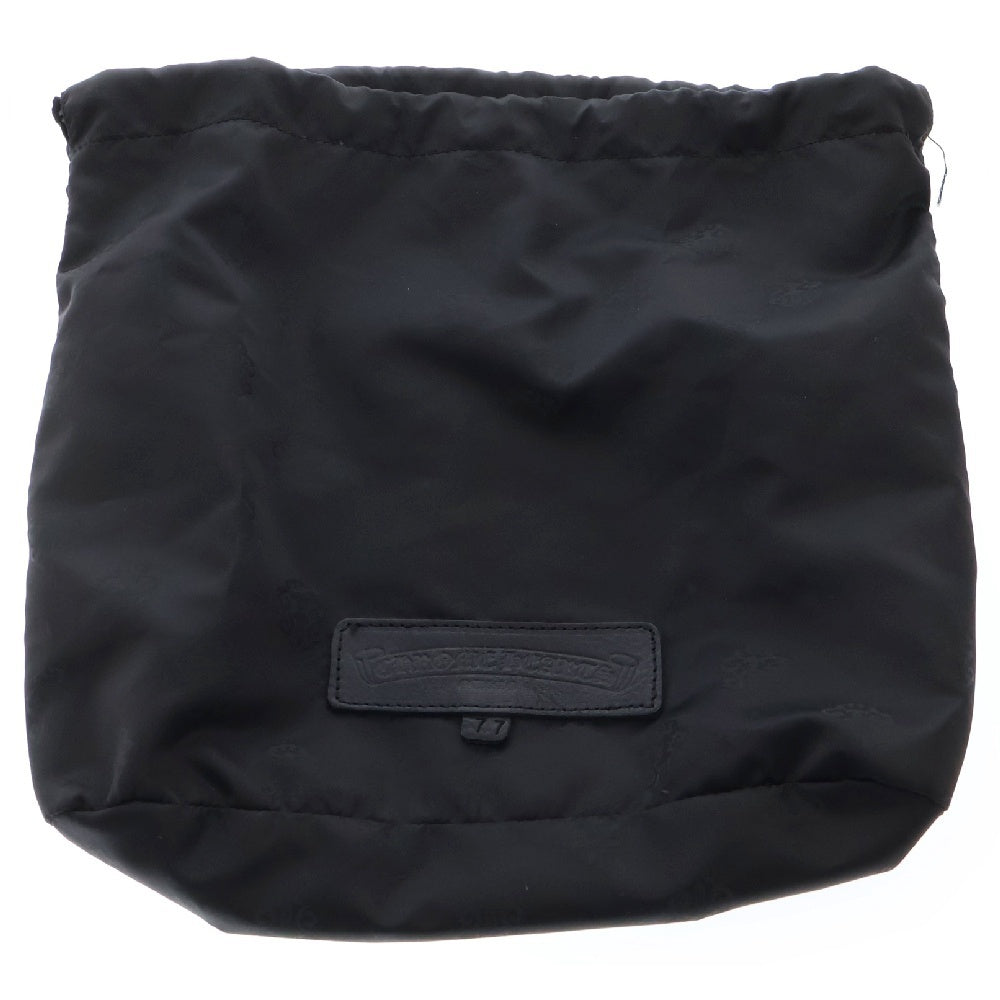 CHROME HEARTS(クロムハーツ) The Night エナメルセメタリーパッチレザーハンドバッグ ブラック