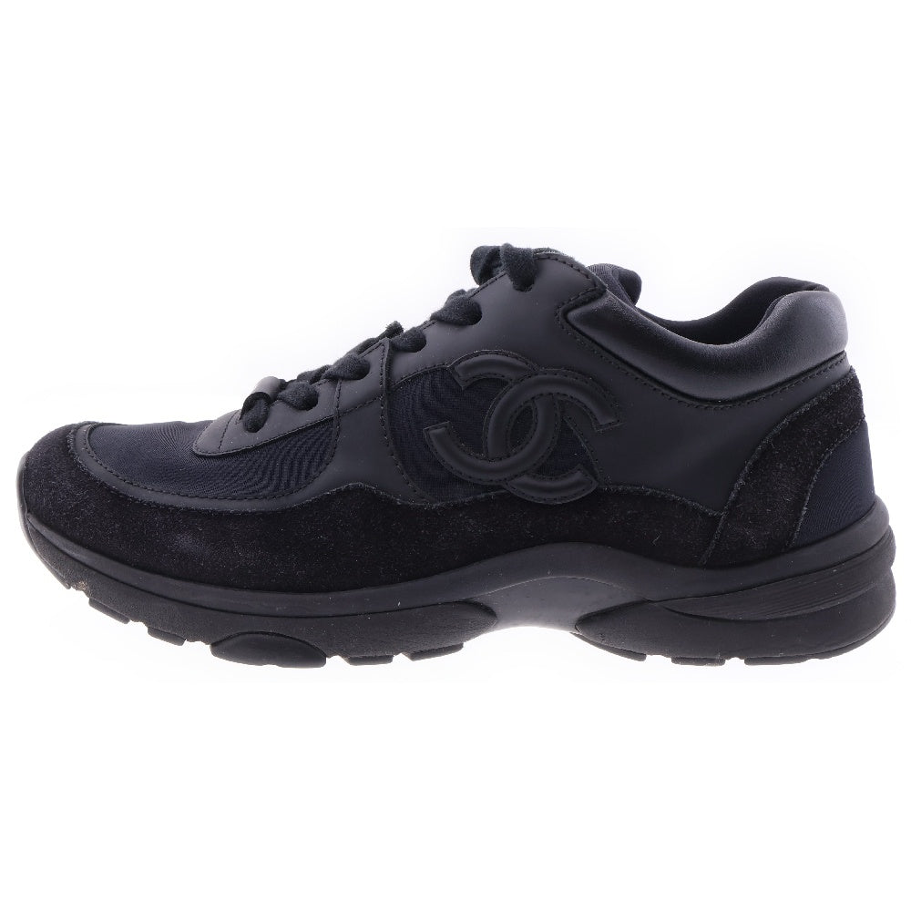 CHANEL(シャネル) coco mark Sneakers ココマーク ローカットスニーカー スエード ブラック G33745