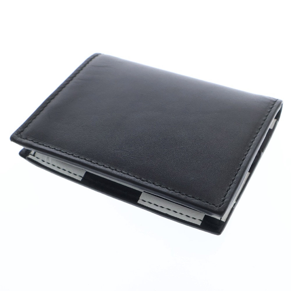 COMME des GARCONS COMME des GARCONS(コムデギャルソンコムデギャルソン) Checkered Flag WALLET チェッカーフラッグ ウォレット 2つ折り 財布 ブラック