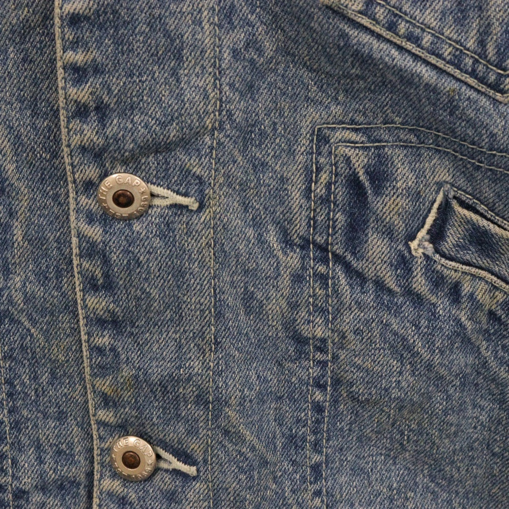 VINTAGE(ヴィンテージ) OLD GAP COTTON LINED DENIM JACKET オールド ギャップ チェック ライナー デニム ジャケット インディゴ