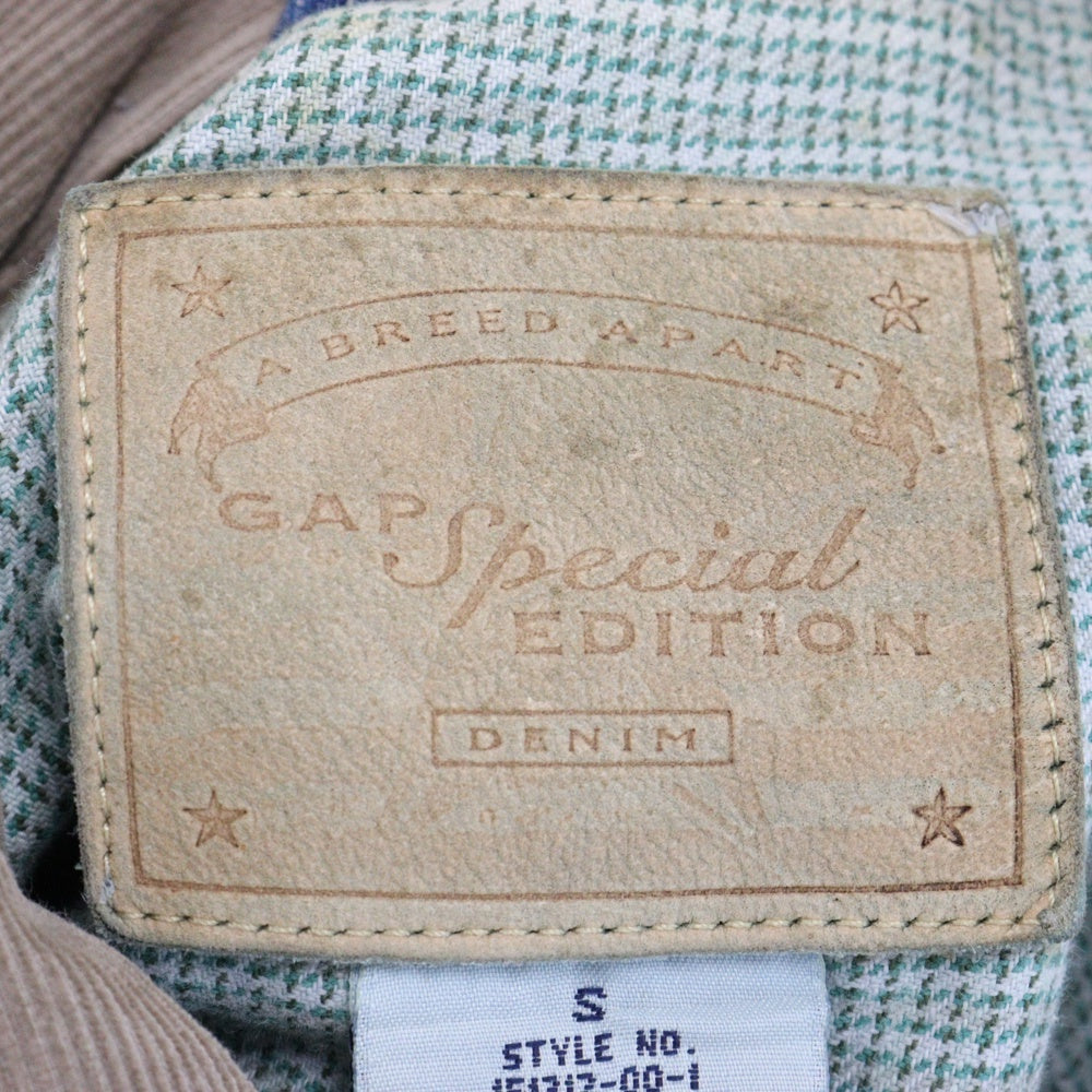 VINTAGE(ヴィンテージ) OLD GAP COTTON LINED DENIM JACKET オールド ギャップ チェック ライナー デニム ジャケット インディゴ