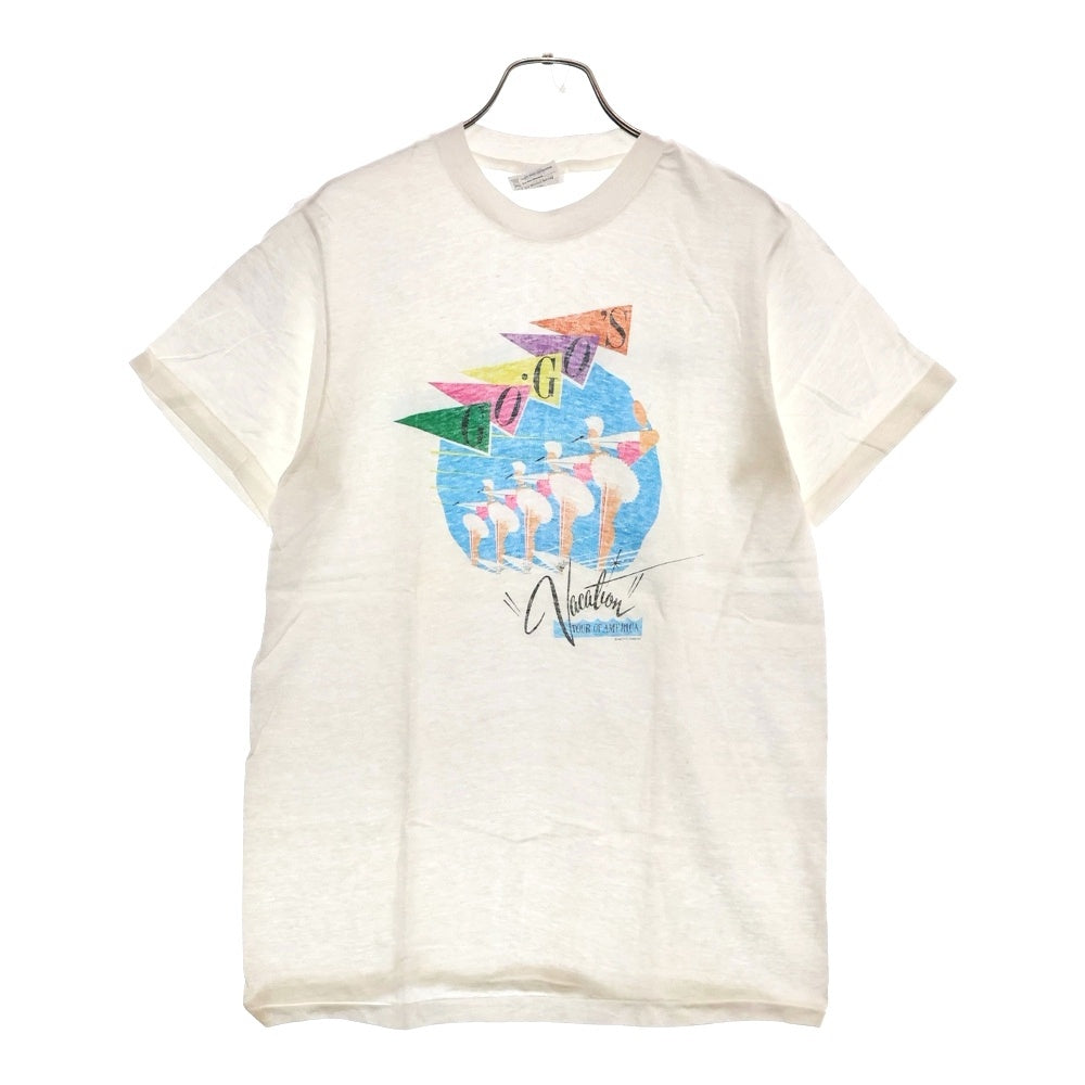 VINTAGE(ヴィンテージ) 80s GO GO 1982 TOUR TEE Tシャツ 半袖 カットソー ホワイト