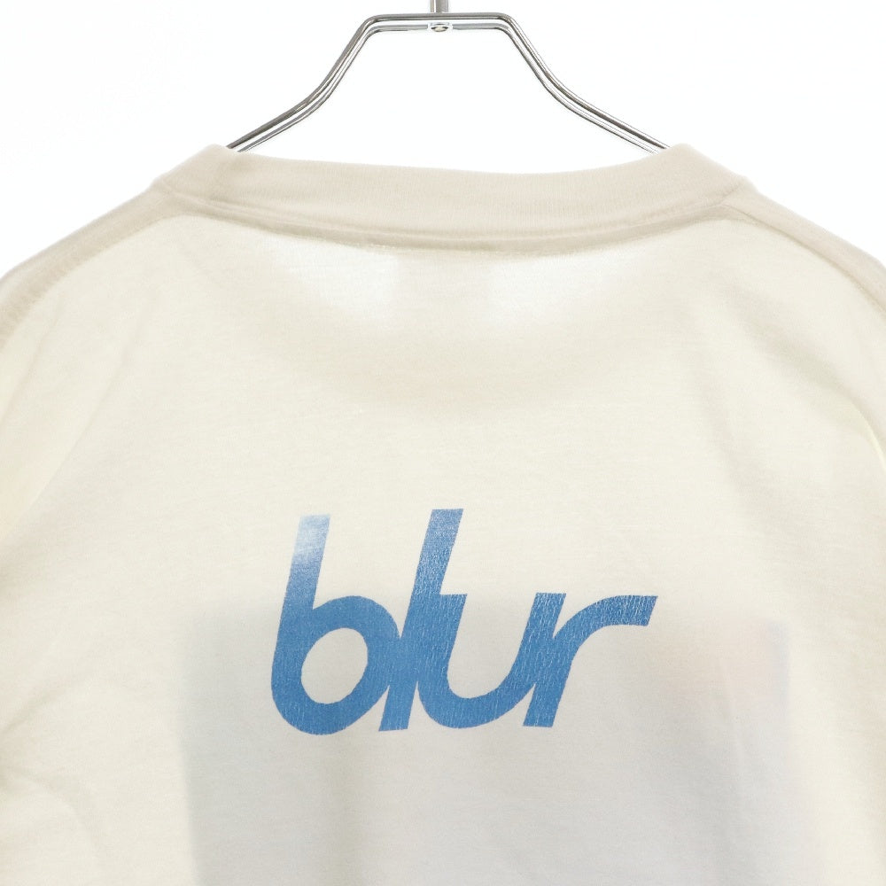 VINTAGE(ヴィンテージ) 90s BLUR THE GREAT ESCAPE L/S ブルー 両面プリント ロンT 長袖 カットソー ホワイト