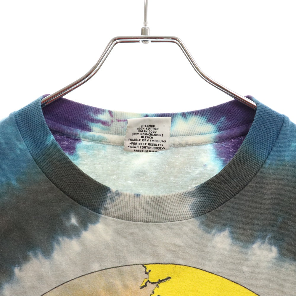 VINTAGE(ヴィンテージ) 90s OLD & VINTAGE 1995 HAVE A DEAD DAY BLUE TEIDYE TEE ハブ・ア・デッド・デイ タイダイ フロントプリント半袖Tシャツ カットソー タイダイ