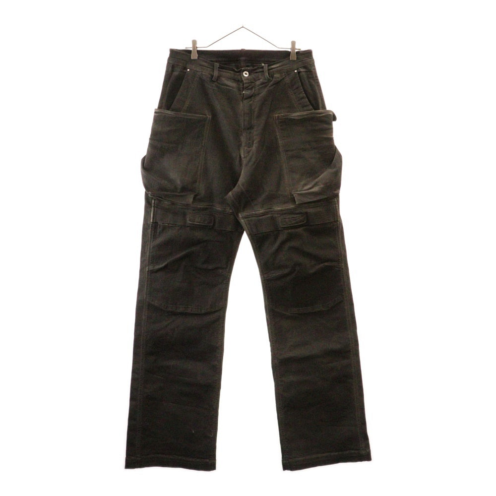 Rick Owens(リックオウエンス) 24SS STEFAN CARGO ステファンカーゴ デニムパンツ ブラック RR01D3321-SDK