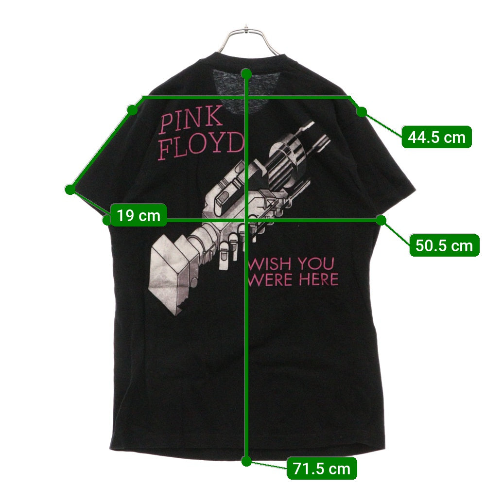 VINTAGE(ヴィンテージ) 90s PINK FLOYD WISH YOU WERE HERE EARL'S COURT OCTOBER 1994 TEE ピンクフロイド 両面プリント半袖Tシャツ カットソー ブラック