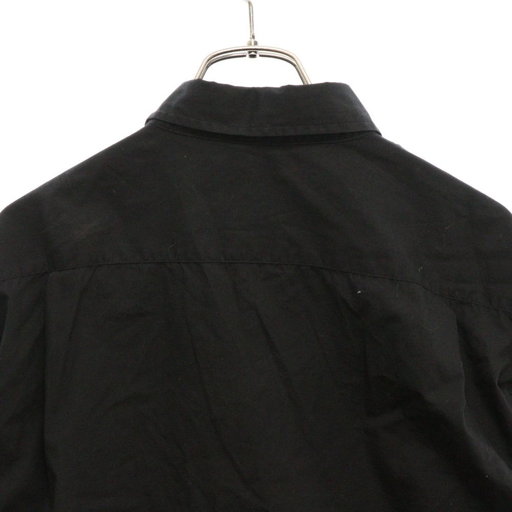SUPREME(シュプリーム) 13AW Basquiat Notes L/S Shirt グラフィックプリント長袖シャツ ブラック
