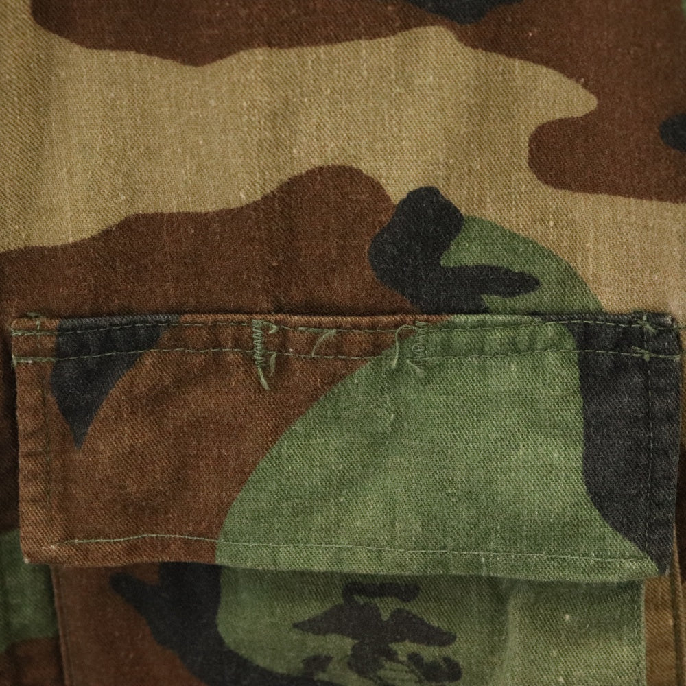 VINTAGE(ヴィンテージ) US ARMY ミリタリー カモ柄 ファティーグ ジャケット カーキ