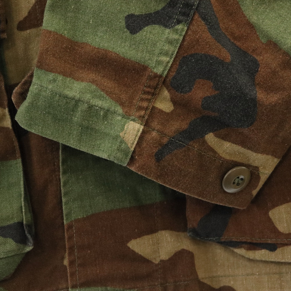 VINTAGE(ヴィンテージ) US ARMY ミリタリー カモ柄 ファティーグ ジャケット カーキ