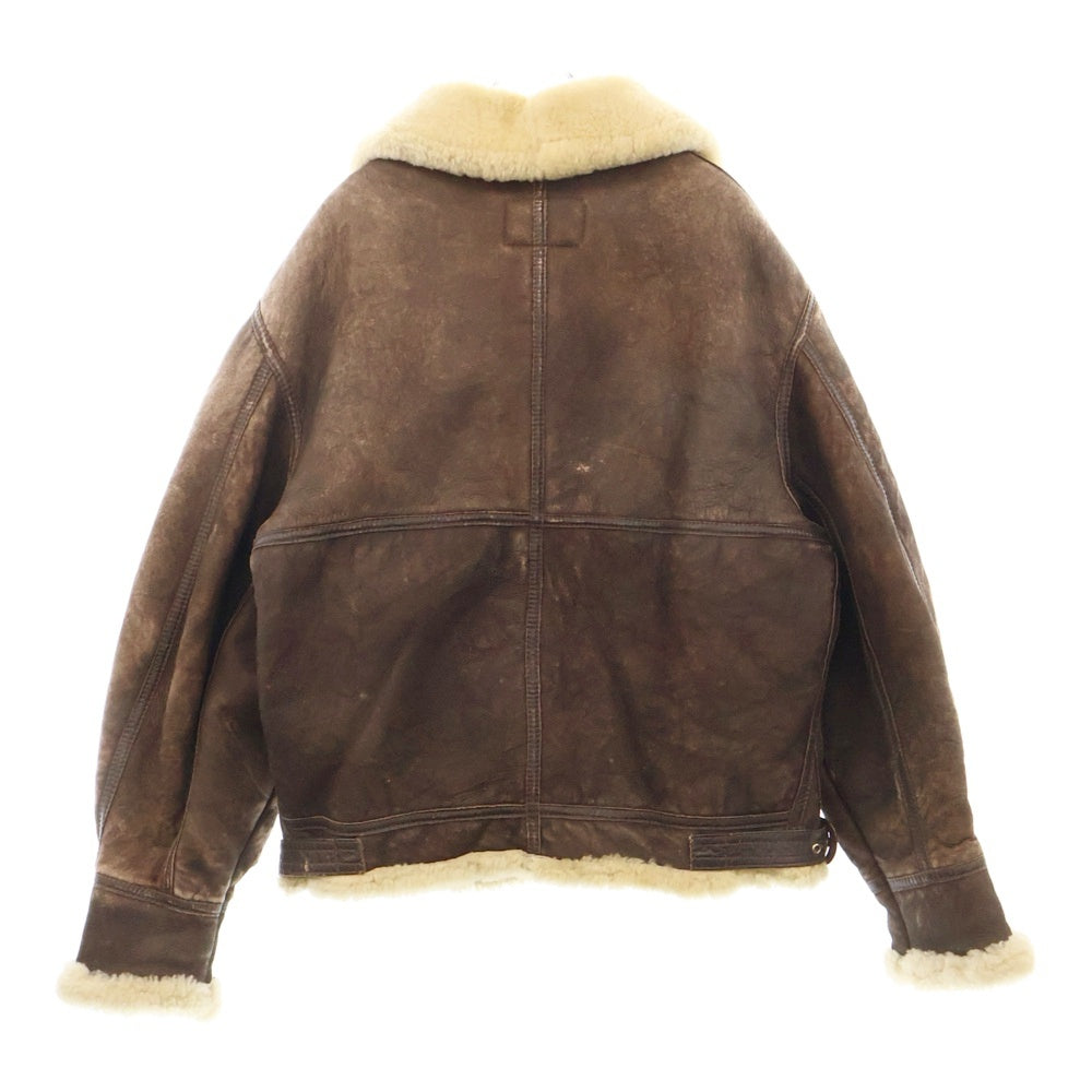 VINTAGE(ヴィンテージ) US AIR FORCE B-3 TYPE SHEEPSKIN ムートン シープスキン ショート ジャケット ブラウン