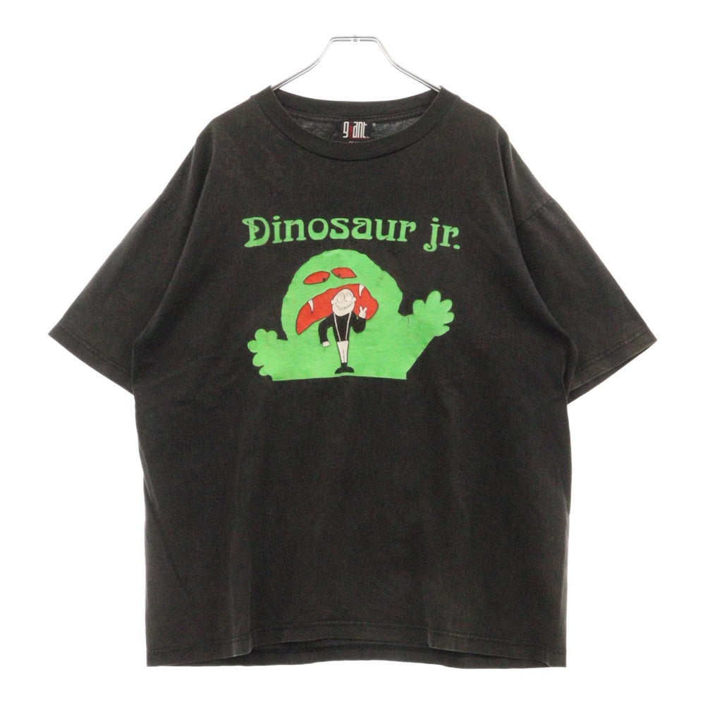 VINTAGE(ヴィンテージ) 90s DINOSAUR Jr ダイナソージュニア フロントプリント Tシャツ 半袖カットソー ブラック