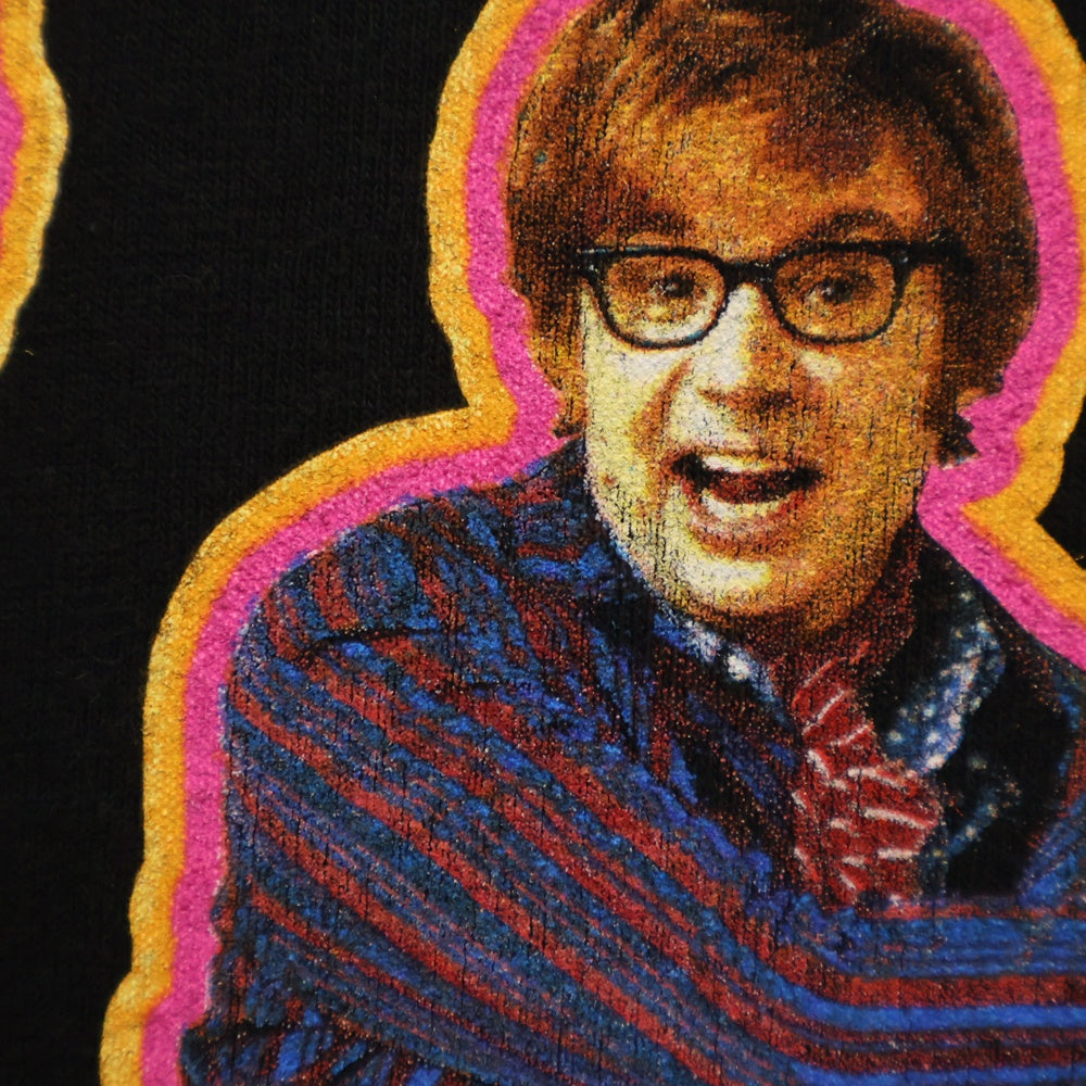 VINTAGE(ヴィンテージ) 00s AUSTIN POWERS in GOLDMEMBER MOVIE TEE L/S オースティン・パワーズ 両面プリント Tシャツ 長袖カットソー ブラック