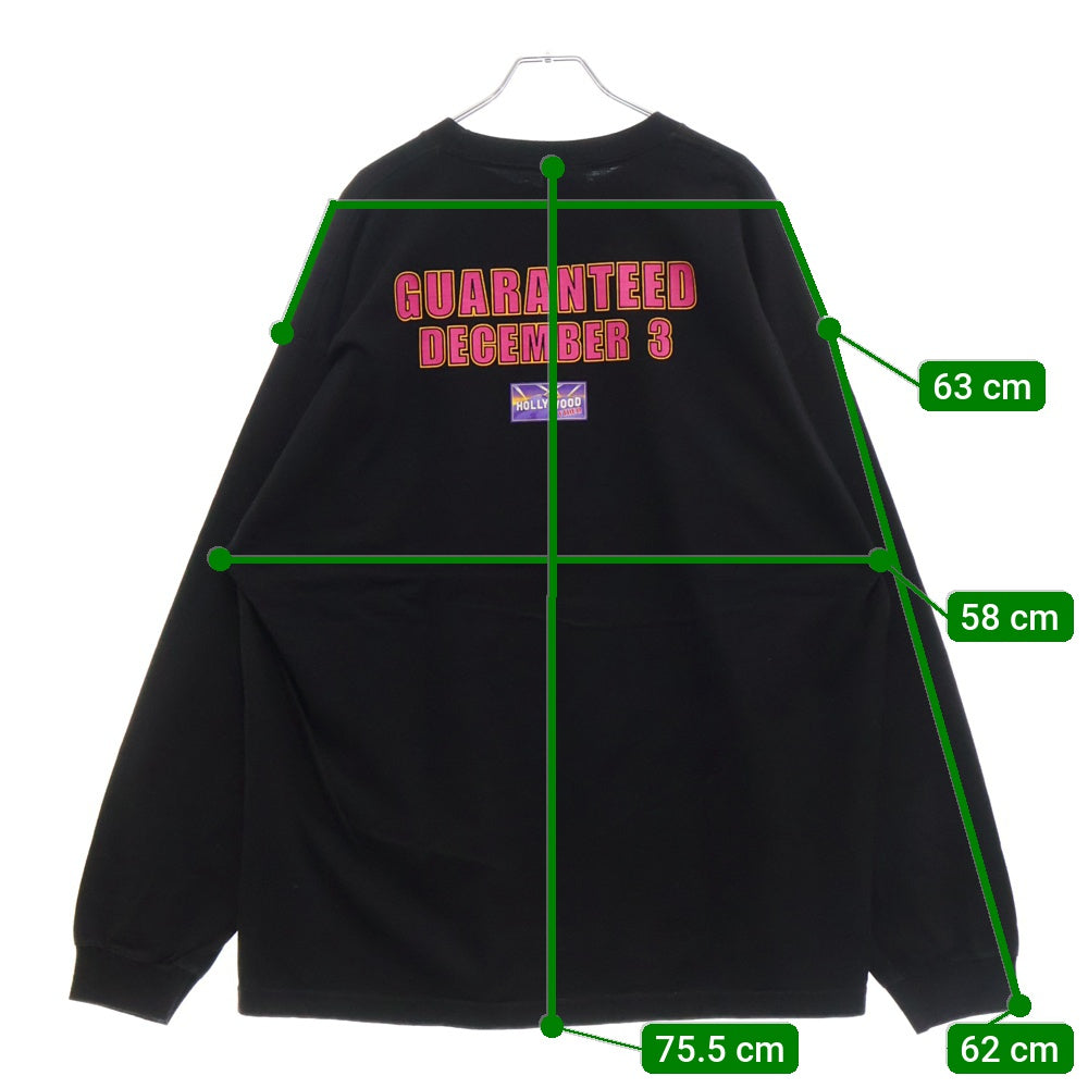 VINTAGE(ヴィンテージ) 00s AUSTIN POWERS in GOLDMEMBER MOVIE TEE L/S オースティン・パワーズ 両面プリント Tシャツ 長袖カットソー ブラック
