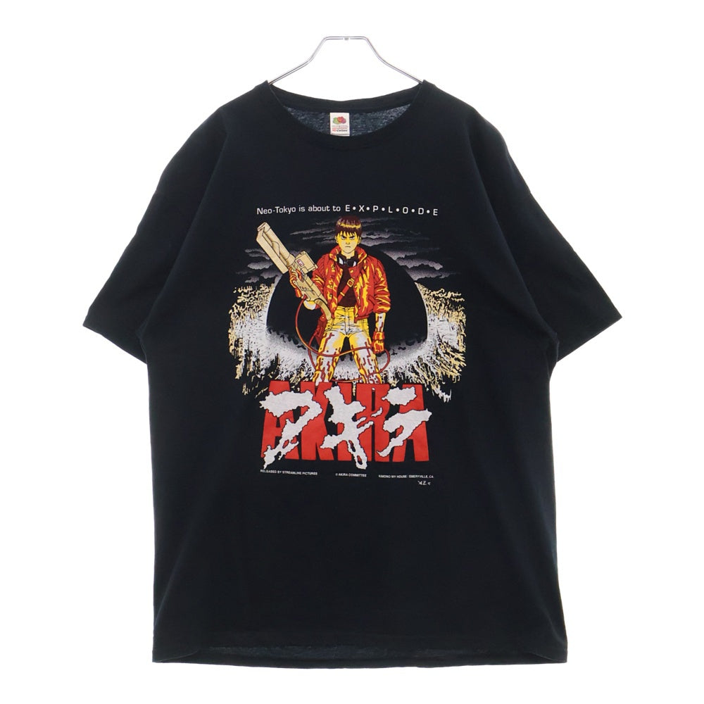 VINTAGE(ヴィンテージ) 00s AKIRA KIMONO MY HOUSE アキラ フロント プリント Tシャツ 半袖カットソー ブラック