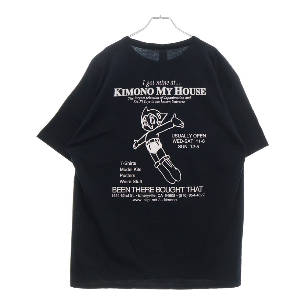 VINTAGE(ヴィンテージ) 00s AKIRA KIMONO MY HOUSE アキラ フロント プリント Tシャツ 半袖カットソー ブラック