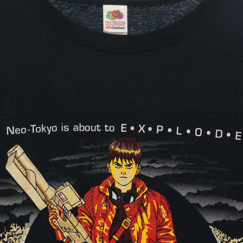 VINTAGE(ヴィンテージ) 00s AKIRA KIMONO MY HOUSE アキラ フロント プリント Tシャツ 半袖カットソー ブラック