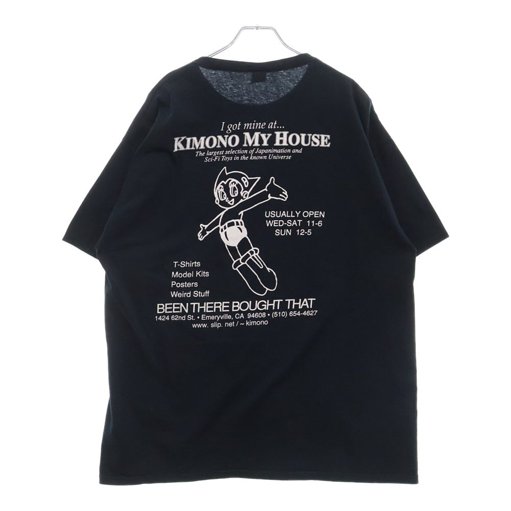 VINTAGE(ヴィンテージ) 00s AKIRA KIMONO MY HOUSE アキラ フロント プリント Tシャツ 半袖カットソー ブラック