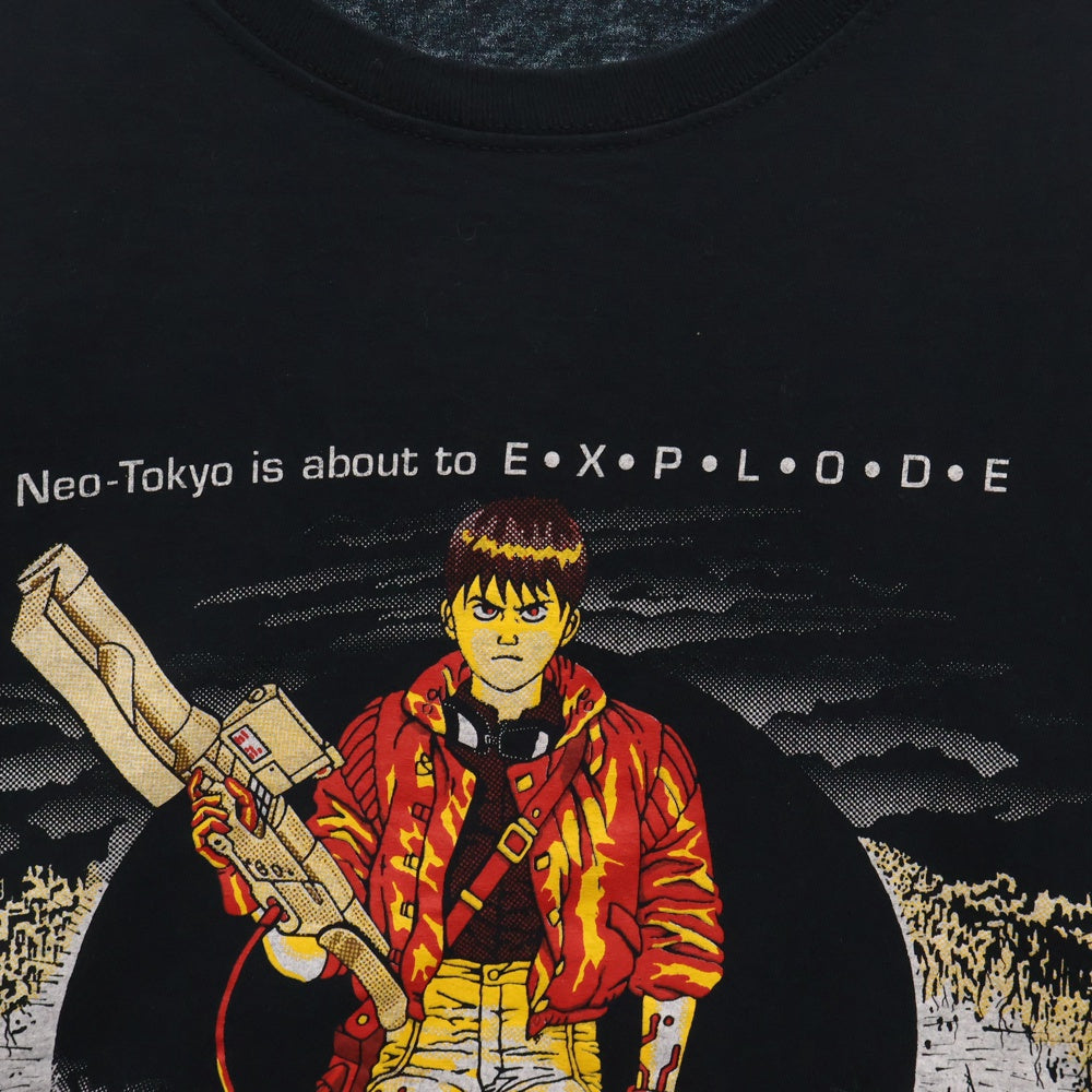 VINTAGE(ヴィンテージ) 00s AKIRA KIMONO MY HOUSE アキラ フロント プリント Tシャツ 半袖カットソー ブラック