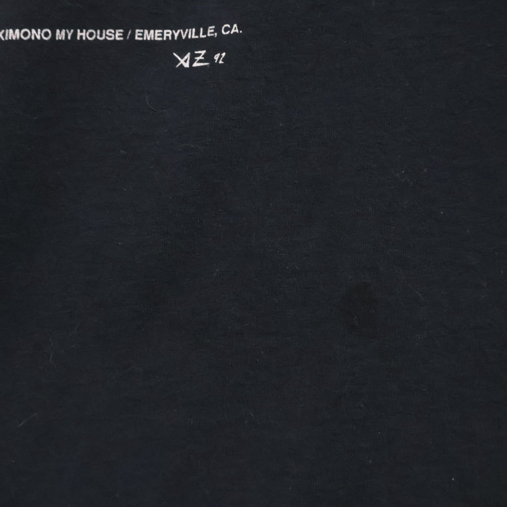 VINTAGE(ヴィンテージ) 00s AKIRA KIMONO MY HOUSE アキラ フロント プリント Tシャツ 半袖カットソー ブラック