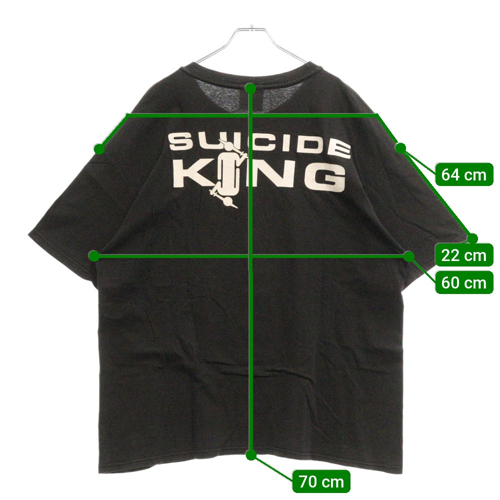 VINTAGE(ヴィンテージ) 90s MARILYN MANSON SUICIDE KING マリリンマンソン スーサイド キング Tシャツ 半袖カットソー ブラック