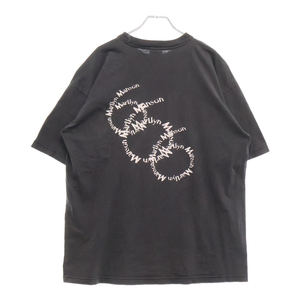 VINTAGE(ヴィンテージ) 00s MARILYN MANSON 666 THE GOLDEN AGE OF GROTESGUE マリリンマンソン Tシャツ 半袖カットソー ブラック