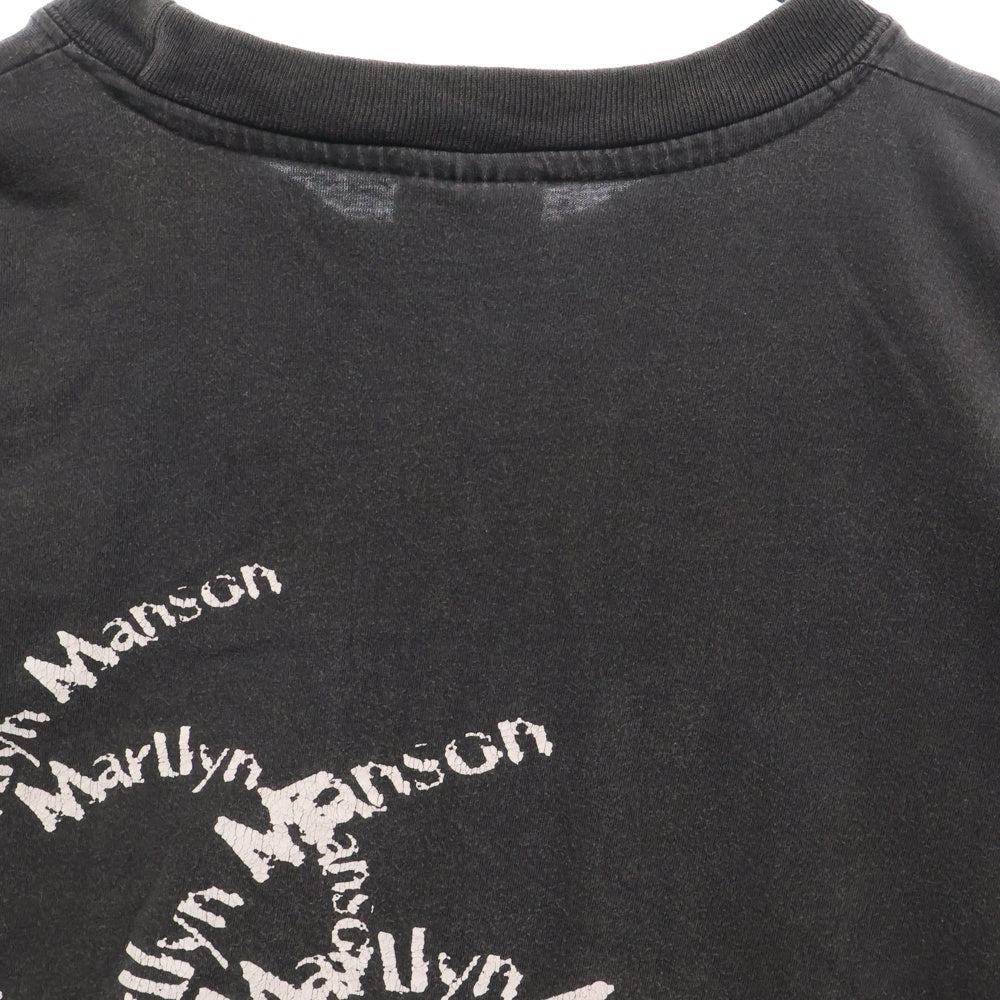 VINTAGE(ヴィンテージ) 00s MARILYN MANSON 666 THE GOLDEN AGE OF GROTESGUE マリリンマンソン Tシャツ 半袖カットソー ブラック