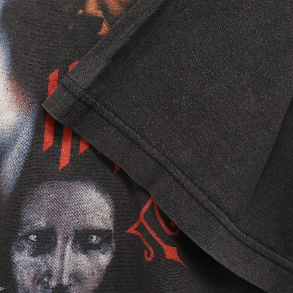 VINTAGE(ヴィンテージ) 00s MARILYN MANSON 666 THE GOLDEN AGE OF GROTESGUE マリリンマンソン Tシャツ 半袖カットソー ブラック