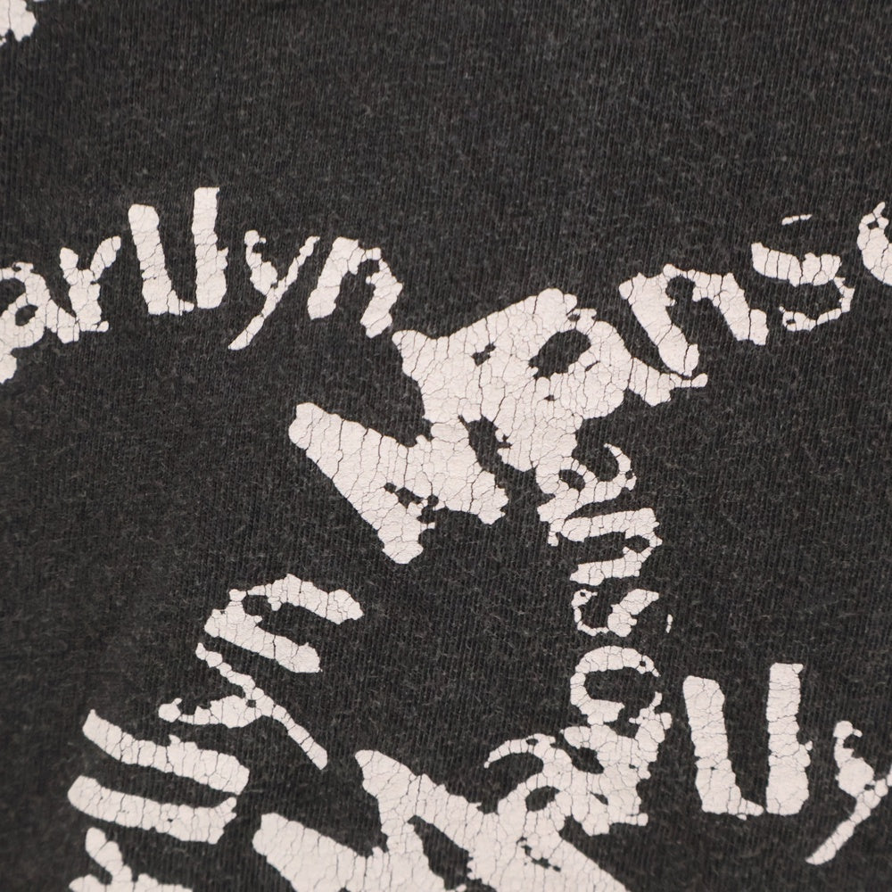 VINTAGE(ヴィンテージ) 00s MARILYN MANSON 666 THE GOLDEN AGE OF GROTESGUE マリリンマンソン Tシャツ 半袖カットソー ブラック