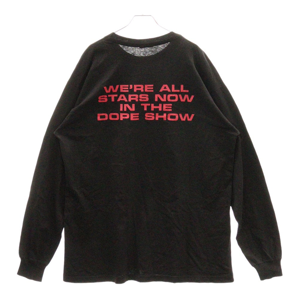VINTAGE(ヴィンテージ) 90s Marilyn Manson Mechanical Animals LS TEE マリリンマンソン 両面長袖Tシャツ 長袖カットソー ブラック