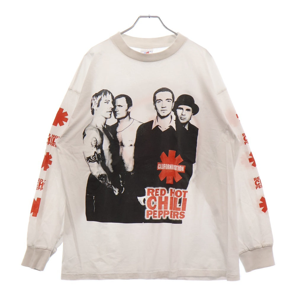 VINTAGE(ヴィンテージ) 90s RED HOT CHILI PEPPERS CALIFORNICATION LS TEE レッドホットチリペッパーズ 両面プリント長袖Tシャツ カットソー ホワイト