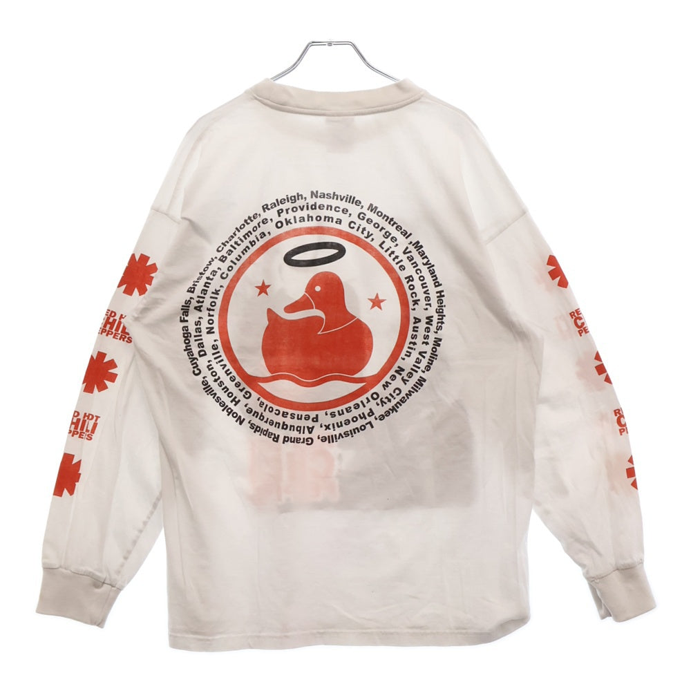 VINTAGE(ヴィンテージ) 90s RED HOT CHILI PEPPERS CALIFORNICATION LS TEE レッドホットチリペッパーズ 両面プリント長袖Tシャツ カットソー ホワイト