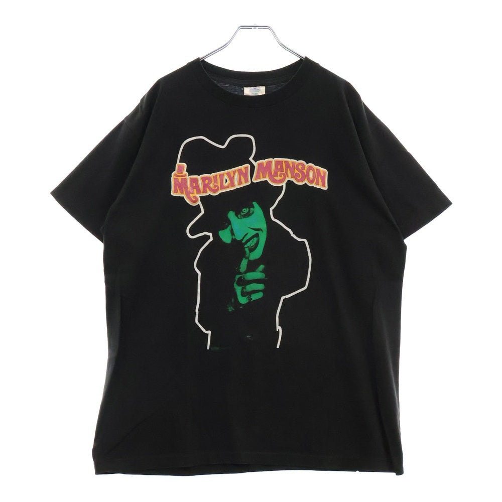 VINTAGE(ヴィンテージ) 90s MARILYN MANSON DOPE FIEND TEE マリリンマンソン 両面プリント半袖Tシャツ カットソー ブラック