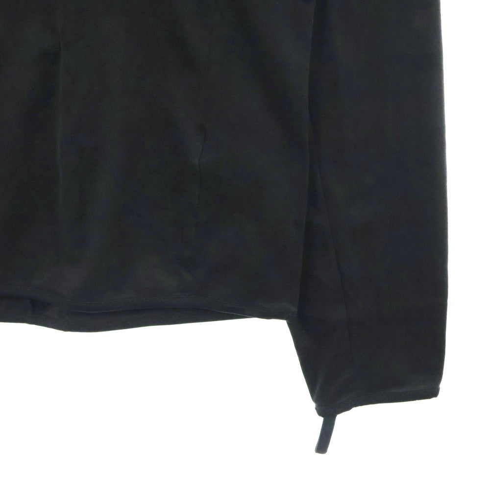 PRADA SPORT(プラダ スポーツ) HALF ZIP ハーフジップ コットン ハイネック カットソー ブラック