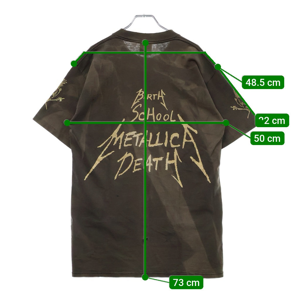 VINTAGE(ヴィンテージ) 90s METALLICA 1992 BIRTH SCHOOL METALLICA DEATH TEE バース スクール メタリカ デス 両面プリント半袖Tシャツ カットソー
