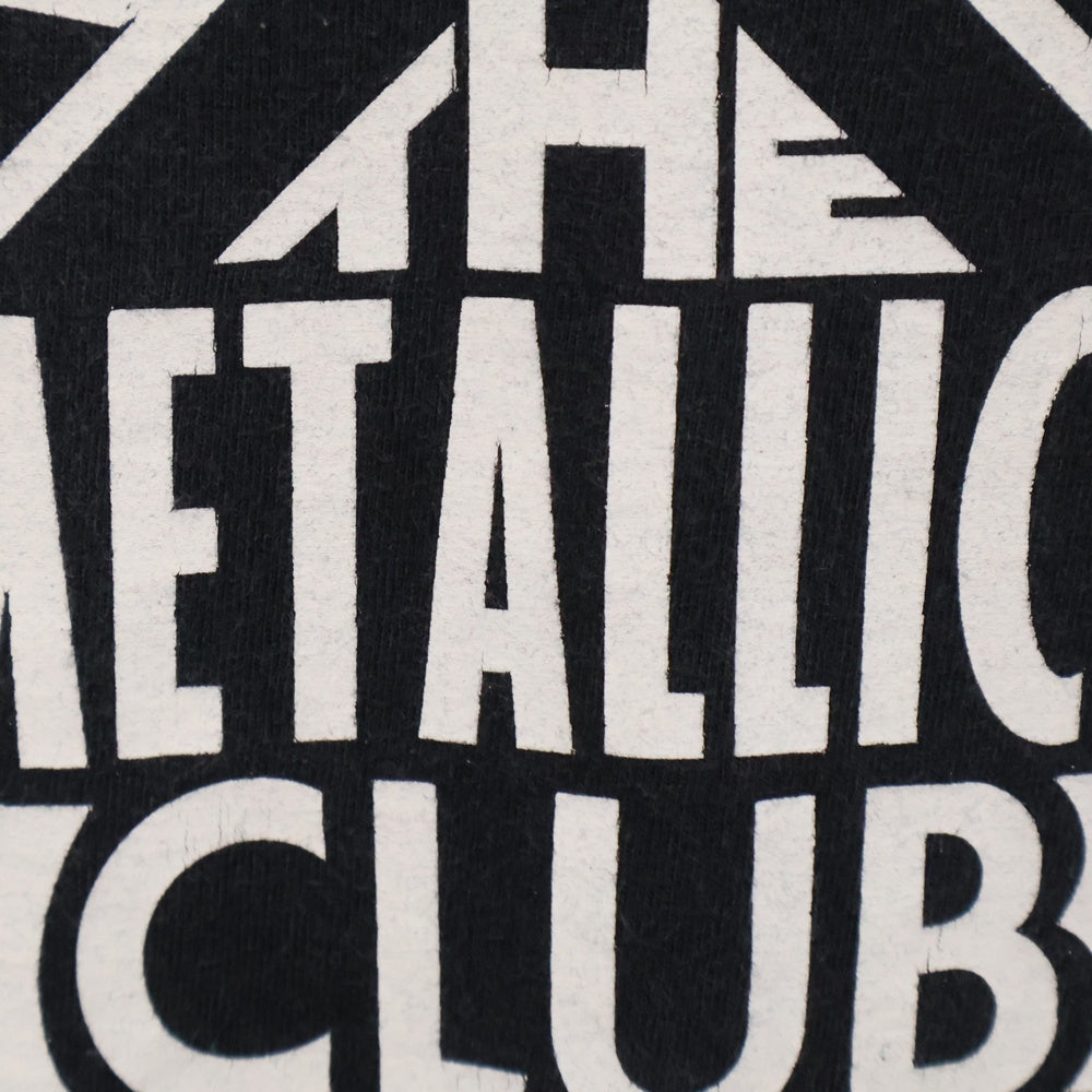 VINTAGE(ヴィンテージ) 90s METALLIHEAD LIVING TO WIN METALLICA CLUB 両面プリント Tシャツ 半袖カットソー ブラック