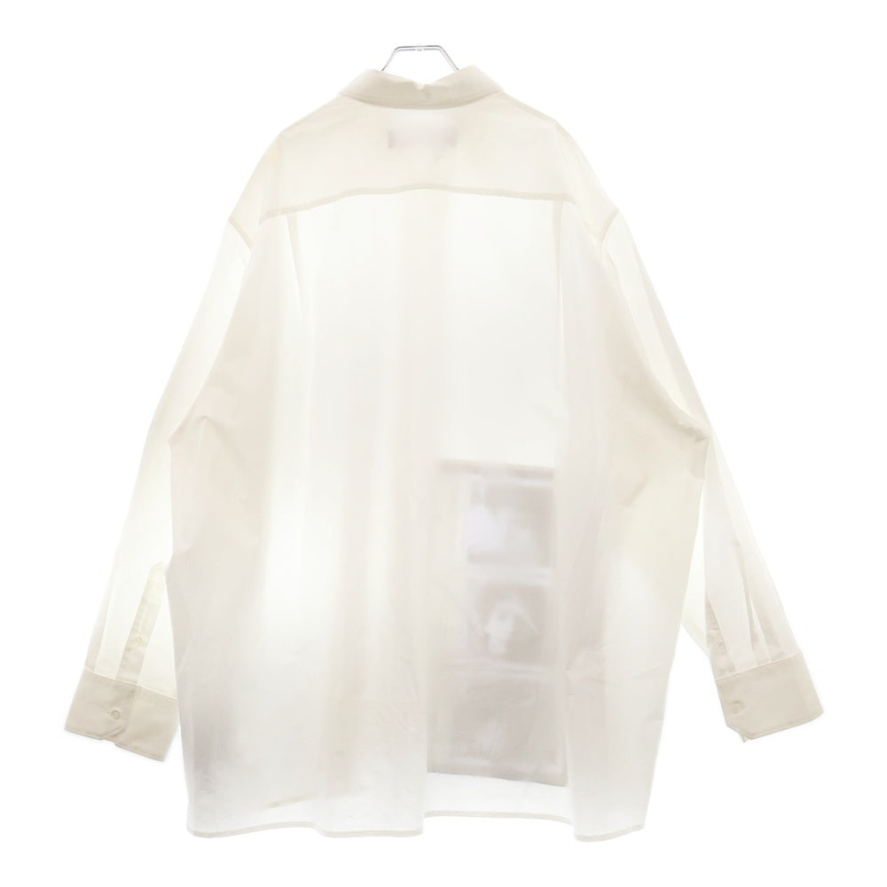 RAF SIMONS(ラフシモンズ) 17SS×ROBERT MAPPLETHORPE OVERSIZED SHIRT UNTITLED 1972 オーバーサイズ長袖シャツ ホワイト 171-208