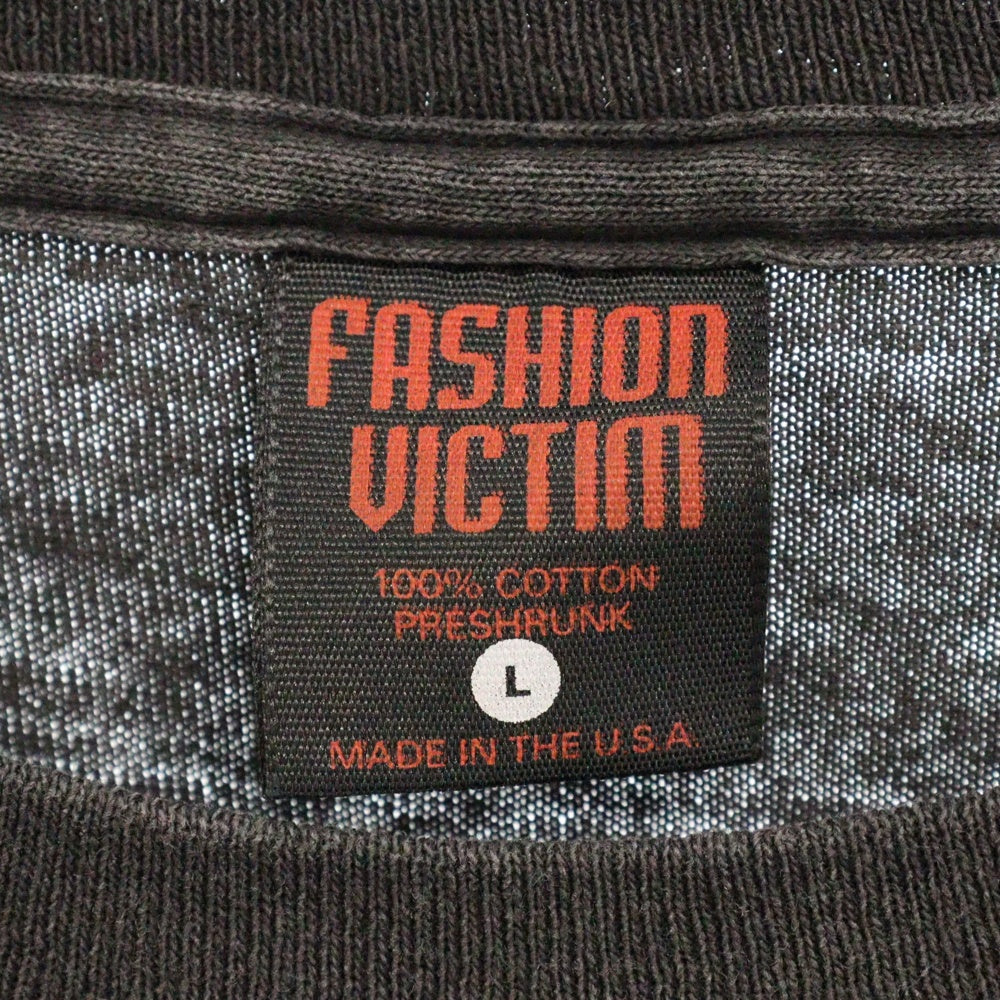 VINTAGE(ヴィンテージ) 90s AKIRA KANEDA BIKE FASHION VICTIM アキラ ファッションヴィクティム 両面プリント半袖Tシャツ カットソー ブラック