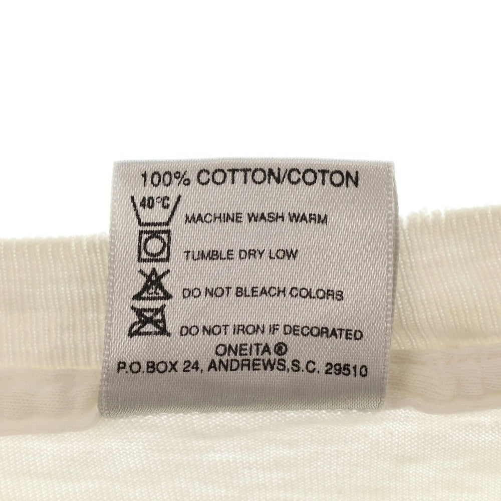 VINTAGE(ヴィンテージ) 90s BUCKWHEAT バックウィート フロント プリント Tシャツ 半袖カットソー ホワイト