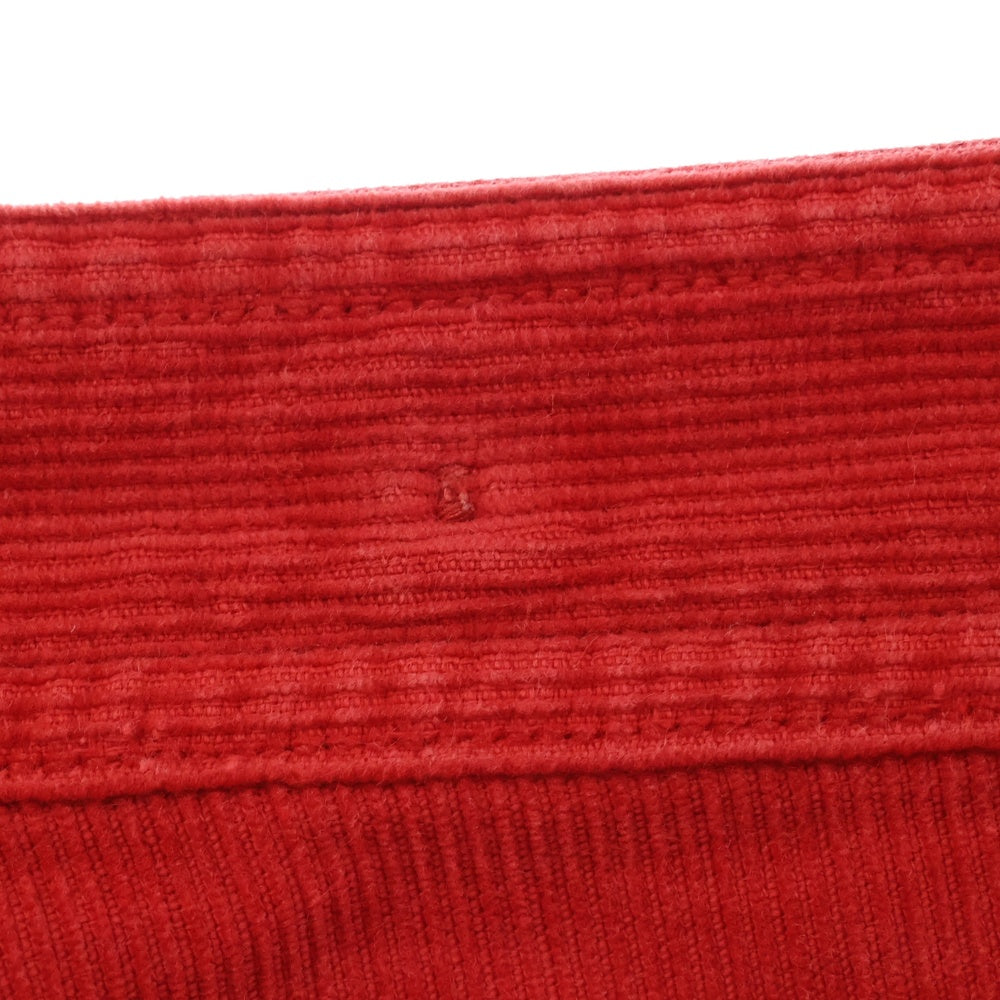 STONE ISLAND(ストーンアイランド) 80s ARCHIVE Green Edge CORDUROY PANTS グリーンエッジ コーデュロイ パンツ レッド