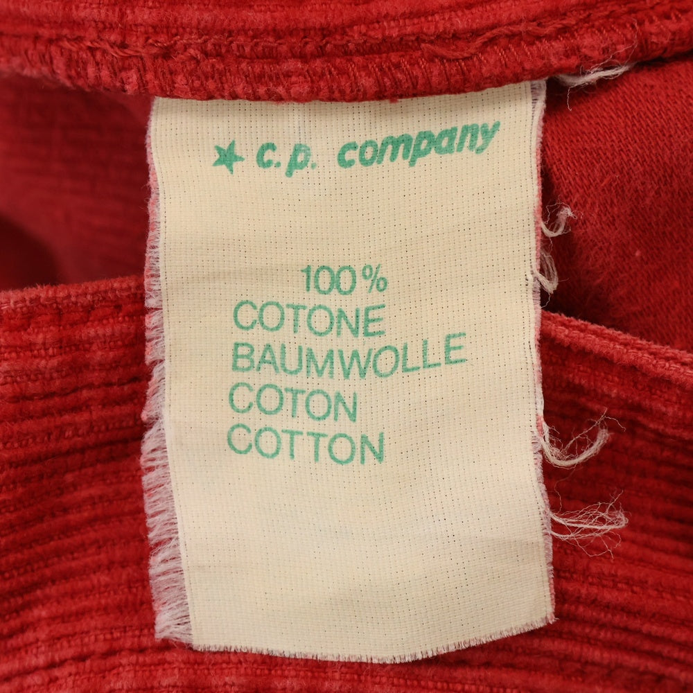 STONE ISLAND(ストーンアイランド) 80s ARCHIVE Green Edge CORDUROY PANTS グリーンエッジ コーデュロイ パンツ レッド