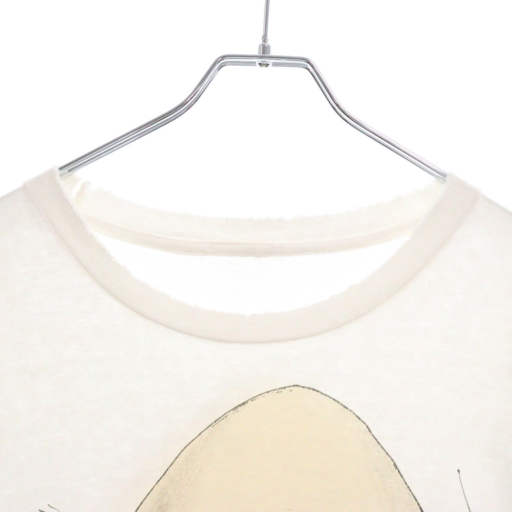 VINTAGE(ヴィンテージ) 90s Alice in Wonderland Humpty Dumpty 不思議の国のアリス ハンプティ・ダンプティ 両面プリント Tシャツ 半袖カットソー ホワイト