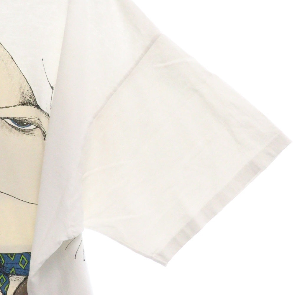 VINTAGE(ヴィンテージ) 90s Alice in Wonderland Humpty Dumpty 不思議の国のアリス ハンプティ・ダンプティ 両面プリント Tシャツ 半袖カットソー ホワイト