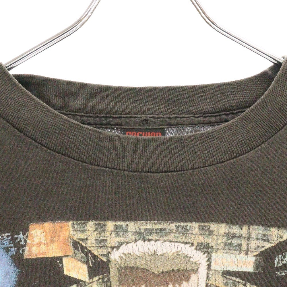 VINTAGE(ヴィンテージ) 90s GHOST IN THE SHELL 攻殻機動隊 両面プリント Tシャツ 半袖カットソー ブラック
