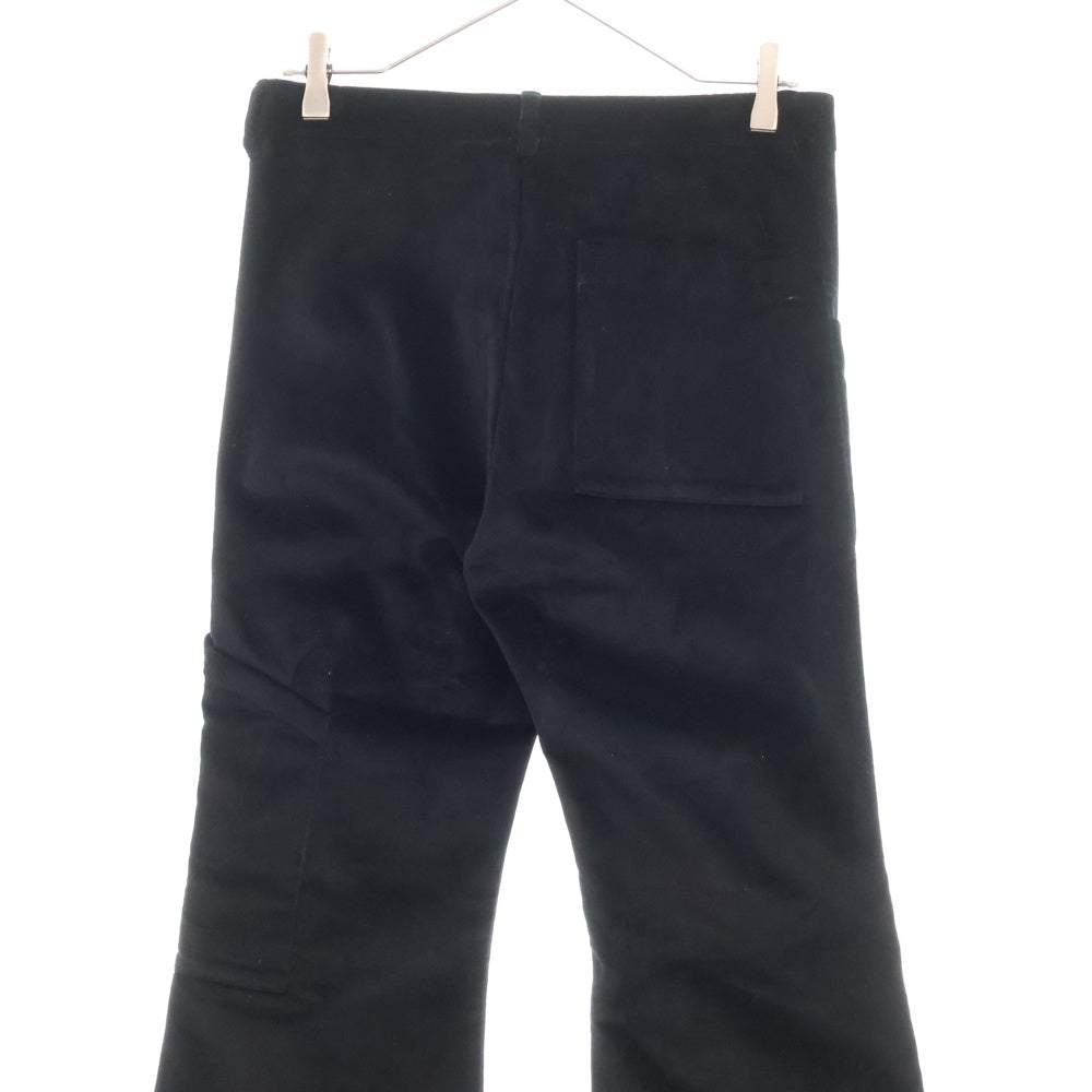 VETEMENTS(ヴェトモン) 17AW Velvet Trousers WF17PA8 ベルベット トラウザー パンツ ブラック レディース