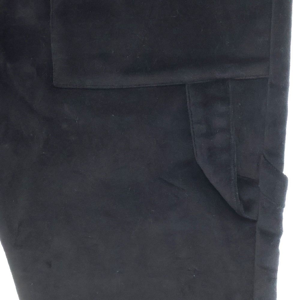 VETEMENTS(ヴェトモン) 17AW Velvet Trousers WF17PA8 ベルベット トラウザー パンツ ブラック レディース