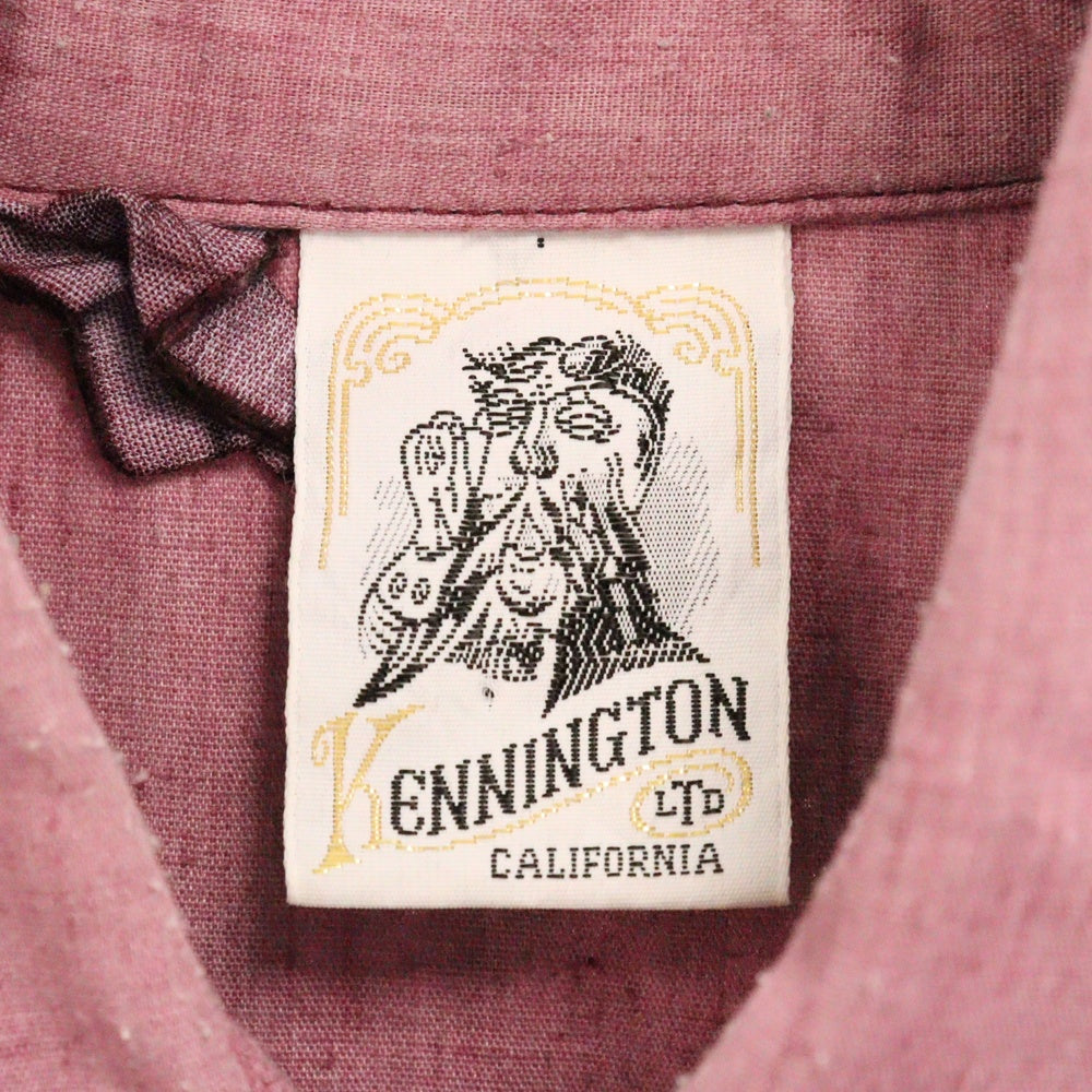 VINTAGE(ヴィンテージ) 70s KENNINGTON キルティング 長袖 シャツ ピンク
