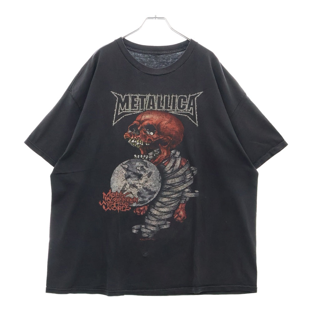 VINTAGE(ヴィンテージ) 00s METALLICA PUSHEAD TOUR メタリカ パスヘッド 両面プリント Tシャツ 半袖カットソー ブラック