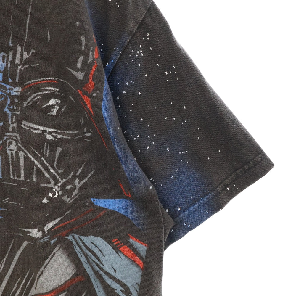 VINTAGE(ヴィンテージ) 90s STAR WARS DARTH VADER スターウォーズ ダースベイダー フロントプリント Tシャツ 半袖カットソー ブラック