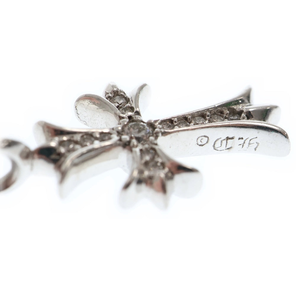 CHROME HEARTS(クロムハーツ) 18KWG TNY CRSF P/DIA タイニーファットクロス PAVEダイヤ ペンダントトップ ホワイトゴールド BCA008