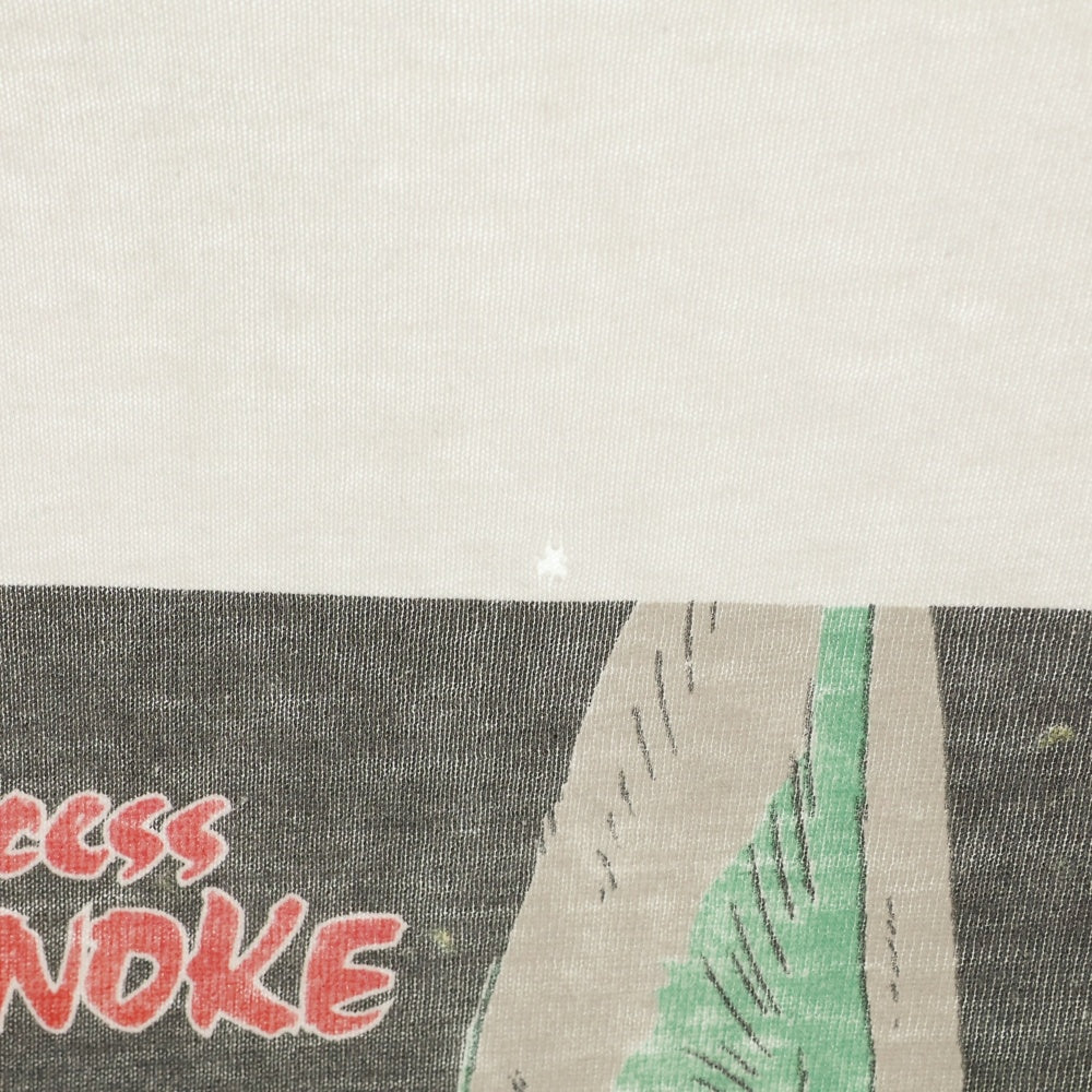 VINTAGE(ヴィンテージ) 90s MONONOKE TEE もののけ姫 ムービー フロントプリント半袖Tシャツ カットソー ホワイト